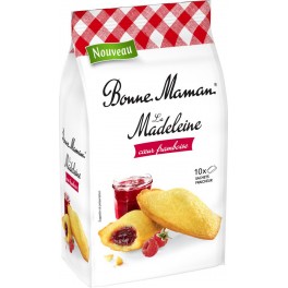 Bonne Maman Madeleine Cœur Framboise x10 300g