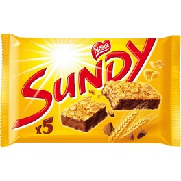 Nestle Barres chocolatées Céréales et Chocolat noir Sundy 5x36g