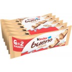 Kinder Bueno Barres chocolatées chocolat blanc x12 230g