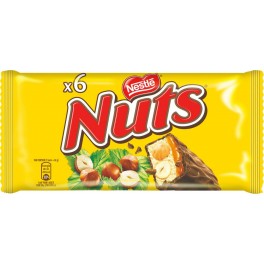 NUTS Barres chocolatées caramel noisette