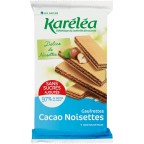 Karelea Biscuits gaufrettes cacao noisette s/sucres ajoutés