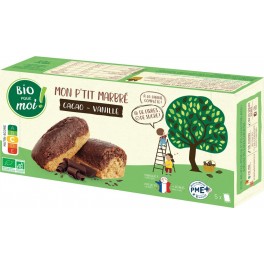 Bio Pour Moi Gâteaux mon p'tit marbré cacao vanille Bio 175g