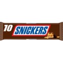 Snickers Barres chocolatées fourrées cacahuète et caramel