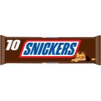 Snickers Barres chocolatées fourrées cacahuète et caramel