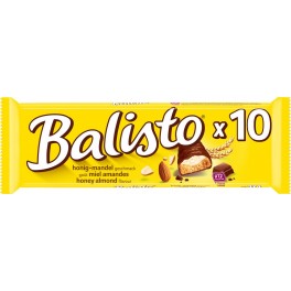 Balisto Barres chocolatées crème au lait et miel amandes