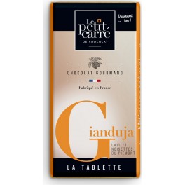 Le Petit Carre De Chocolat Chocolat au lait et noisettes du Piémont