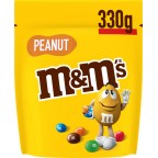M&M's Bonbons chocolat au lait et cacahuètes PEANUT 330g