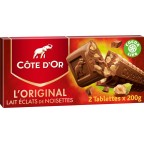 Cote D Or Chocolat au lait éclats noisettes COTE D'OR