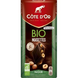 Côte d’Or Chocolat Noir noisettes Bio 150g