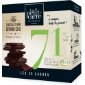 Le Petit Carre De Chocolat Chocolats carrés noir Bio