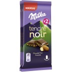 Milka Chocolat tendre noir amande