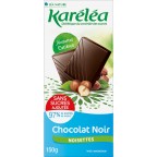 Karelea Chocolat noir noisettes s/sucres ajoutés