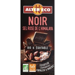 Alter Eco Chocolat bio noir à la pointe de sel