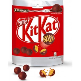 Kitkat Chocolat BALL chocolat lait cœur céréales