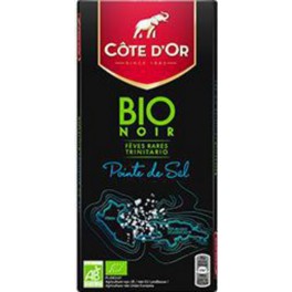 COTE D'OR CDOR BIO NOIR FLEUR DE SEL90G