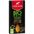 COTE D'OR COTE D OR NOIR BIO 85% 90G