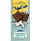 Poulain Végétal Chocolat noir goût de lait de coco Tablette 100g