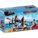 PLAYMOBIL 9249 Dragons - Eret Et Baliste A 4 Projectiles De Feu