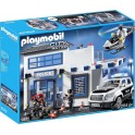 PLAYMOBIL 9372 Action City - Poste De Police Et Véhicules