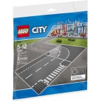 LEGO 7281 City - Virage et Croisement