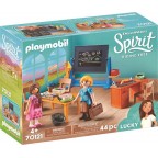 PLAYMOBIL 70121 Spirit - Mademoiselle Kate Flores et Salle de Classe