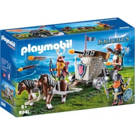 PLAYMOBIL 9341 Knights - Char De Combat Et Nains