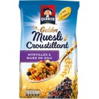 Quaker Golden Muesli Croustillant Myrtilles Et Baies De Goji 500g