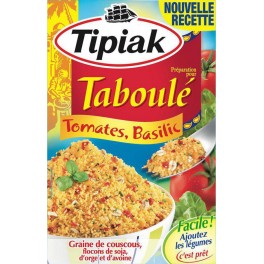 Tipiak Préparation pour Taboulé Tomates Basilic par 2 Sachets 350g