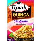 Tipiak Quinoa Gourmand Parfumé aux Épices Douces Quinoa Blanc et Rouge Blé par 2 Sachet 240g