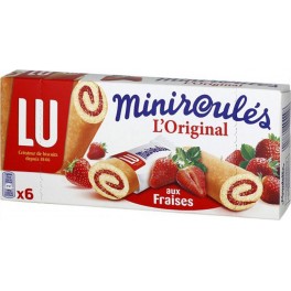 LU Mini Roulés L’Original aux Fraises 150g