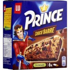 LU Prince Choco’ Barre 3 Céréales 125g