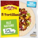 Old El Paso 8 Tortillas Blé Nature Extra Moelleuses 326g