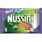Milka Gaufrettes Nussini Chocolat Noisettes par 5 Barres 31,5g