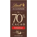 Lindt A Cuisiner Le 70% Cacao Intense 180g