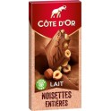 Côte d'Or Côte d’Or Lait Noisettes Entières 180g