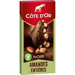 Côte d'Or Côte d’Or Noir Amandes Entières 180g