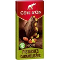 Côte d'Or Côte d’Or Noir Pistaches Caramélisées 180g