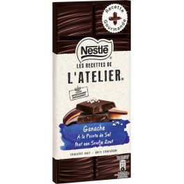 Nestlé Les Recettes de l’Atelier Ganache à la Pointe de Sel Chocolat Noir 150g