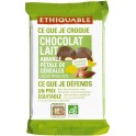 Ethiquable Chocolat Lait Amande Pétale de Céréales 100g