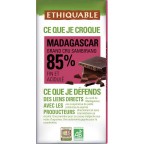 Ethiquable Madagascar Grand Cru Sambirano 85% Fin et Acidulé 100g