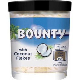 Bounty Pâte à Tartiner avec Pépites de Coconut 200g (carton de 6)