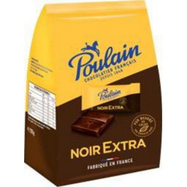 POULAIN SACHET CARRES CHOCOLAT NOIR EXTRA 210g 