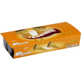 La Basquaise 18 Cornets à Glace Simples 58g (lot de 5 soit 90 cornets)