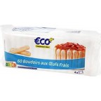 Biscuits aux oeufs Eco+ x60 400g