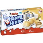 KINDER HAPPY HIPPO NOISETTES x5 104g (lot de 2)