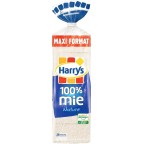 Harrys Pain de mie 100% mie Nature Sans croûte Maxi 650g