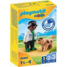 Playmobil 70407 VETERINAIRE AVEC CHIEN 1.2.3