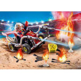 Playmobil 70554 VEHICULE ET POMPIER STUNTSHOW