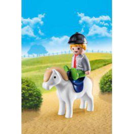 Playmobil 70410 GARCON AVEC PONEY 1.2.3