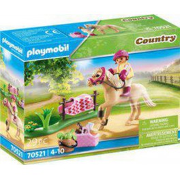 Playmobil 70521 CAVALIERE AVEC PONEY BEIGE